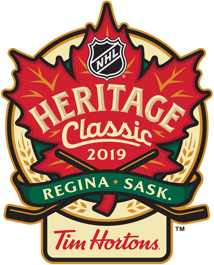 NHL Heritage Classic 2020 Sponsored Logo DIY iron on transfer (heat transfer)